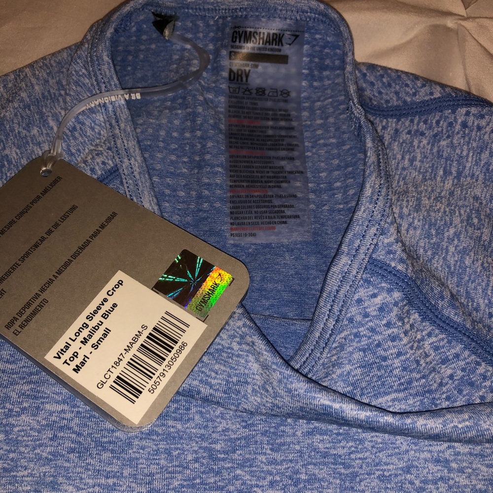 Vital seamless long sleeve crop top - Picture 3 of 5